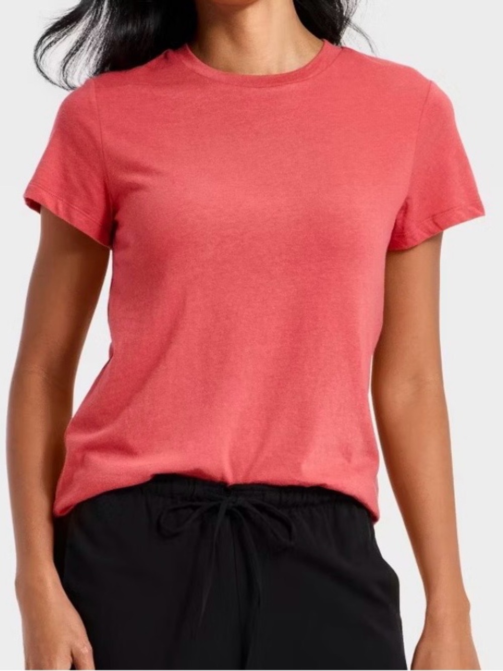A New Day Women's Sports T-Shirt, NWT, Crew Neck, Coral Pink, Size XL